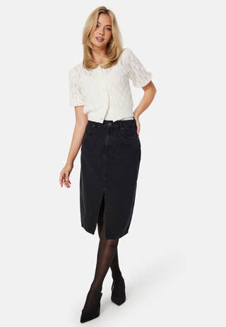 Objharlow Midi Denim Skirt
