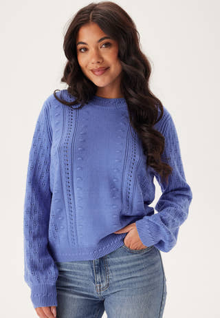 Objinge L/S RE O-NECK KNIT