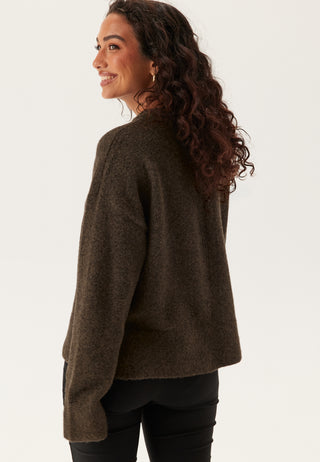 Objjuno L/S Lo O-Neck Knit Lo