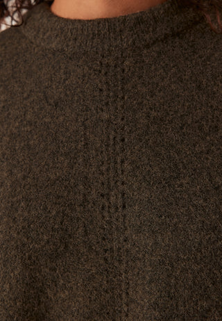 Objjuno L/S Lo O-Neck Knit Lo