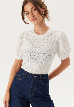 Objlaila Kortermet Blonde Topp