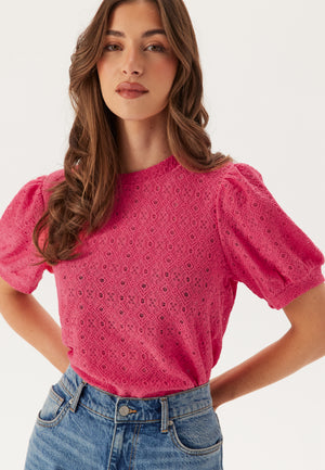 Objlaila Kortermet Blonde Topp
