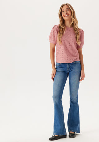Objlaila Kortermet Blonde Topp