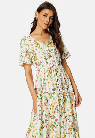 Objlorena S/S Long Dress