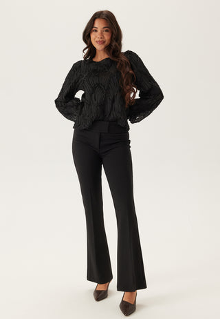 Objlucie L/S RE O-NECK TOP