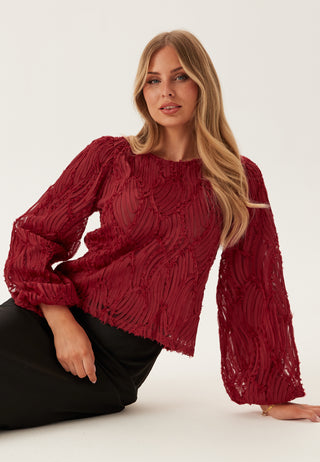 Objlucie Long Sleeve O-Neck Top