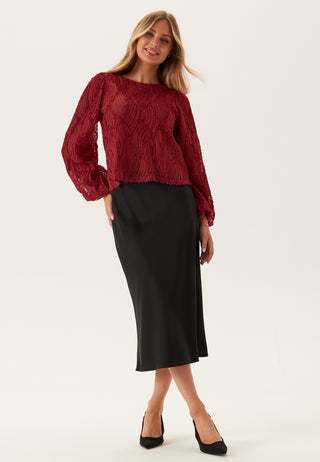 Objlucie L/S RE O-NECK TOP