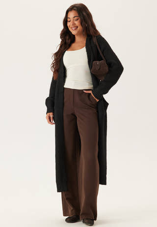 Objmilu Ls Lo Long Knit Cardig