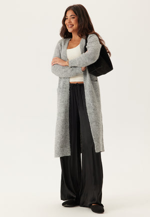 Objmilu Ls Lo Lang Strikket Cardigan