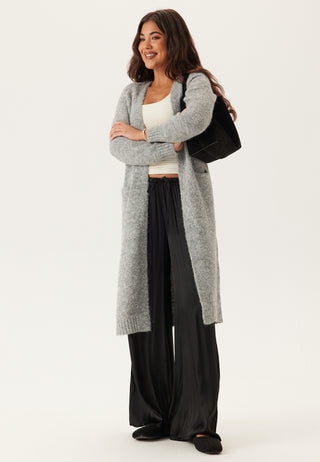 Objmilu Ls Lo Long Knit Cardig