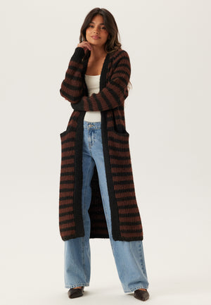 Objmilu Ls Lo Lang Strikket Cardigan