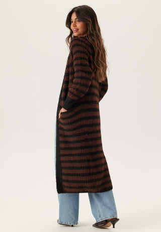Objmilu Ls Lo Long Knit Cardig