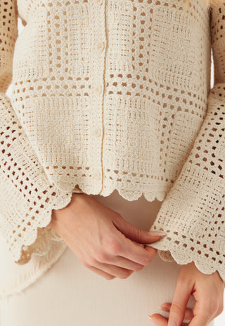 OBJORELLA L/S Strikket Cardigan