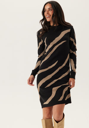 Objray L/S Strikket Kjole