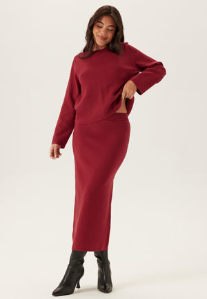 Objreynard High Waist Strikket Skjørt Noos