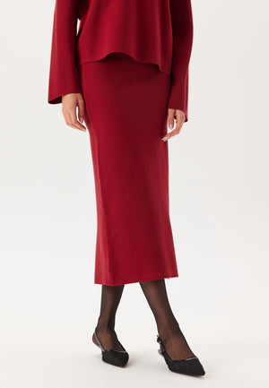 Objreynard High Waist Strikket Skjørt Noos