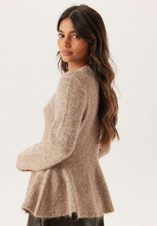 Objsaggia Re Ls Peplum Strikket Cardigan