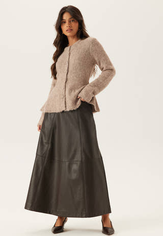 Objsaggia Re Ls Peplum Knit Ca