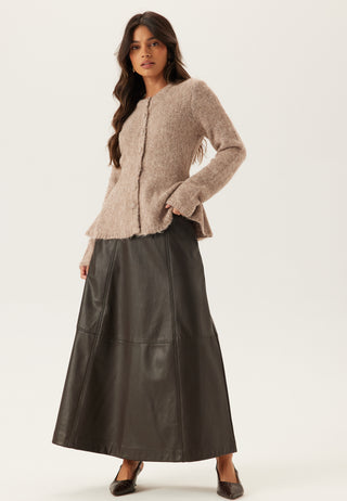 Objsaggia Re Ls Peplum Strikket Cardigan