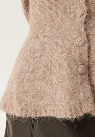 Objsaggia Re Ls Peplum Strikket Cardigan