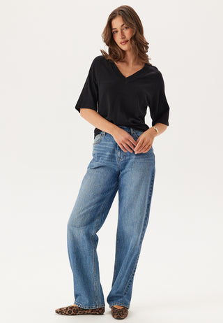 Objthess 2/4 Lo V-Neck Strikkegenser