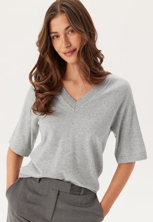 Objthess 2/4 Lo V-Neck Strikkegenser