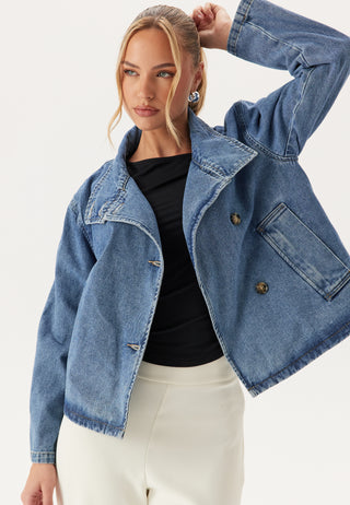 Objtilla Gro L/S LO DENIM JACKET