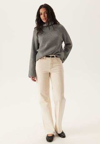 Objviola LS Lo Rollneck Knit