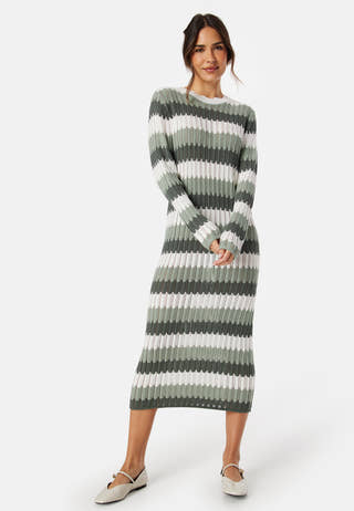 Objwasi L/S O-neck knit dress