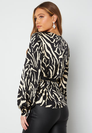 Papaya L/S V-Neck Top