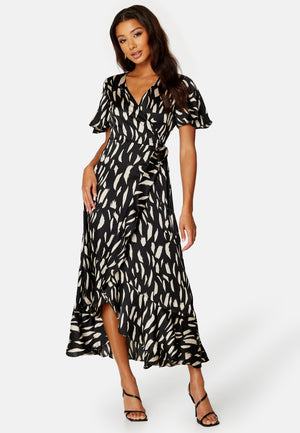 Papaya S/S Wrap Dress
