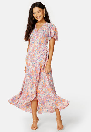 Papaya S/S Wrap Dress