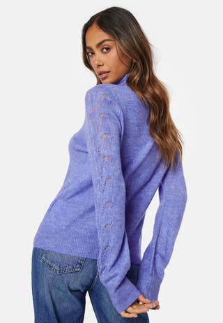 Pivi L/S High Neck Knit Pullover
