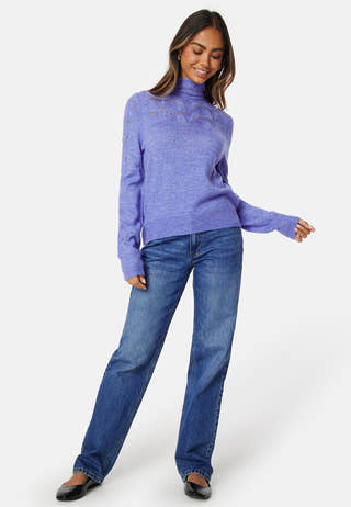 Pivi L/S High Neck Knit Pullover