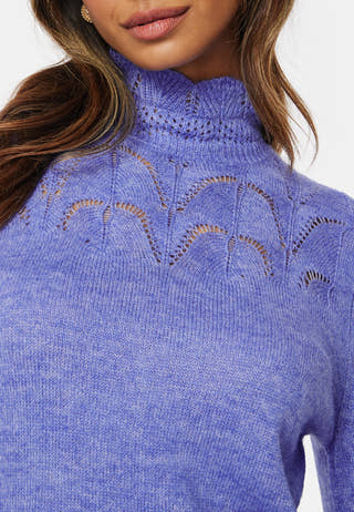 Pivi L/S High Neck Knit Pullover