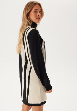 Objray L/S Knit Rollneck Dress