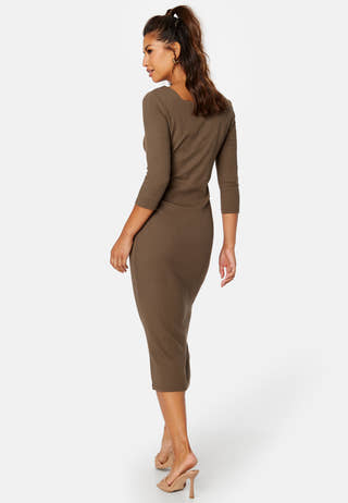 Sally 3/4 Midi Dress