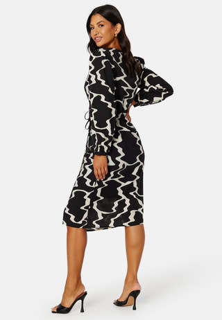Vanja L/S Wrap Dress