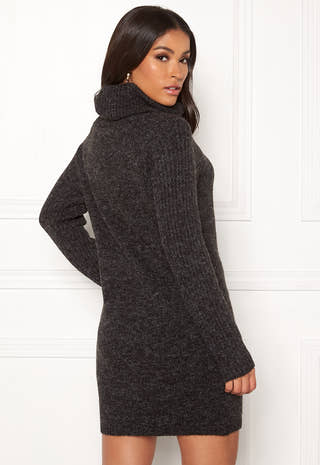 Nonsia rib L/S rollneck dress