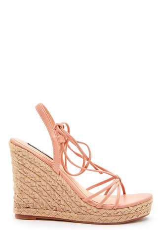 Amelia Wrap Knot Heeled Sandal