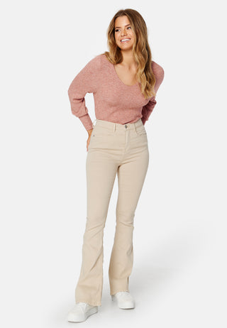 Atia L/S V-Neck Pullover