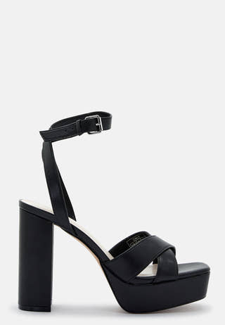 Autum PU Heeled Sandal