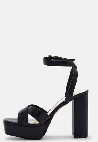 Autum PU Heeled Sandal
