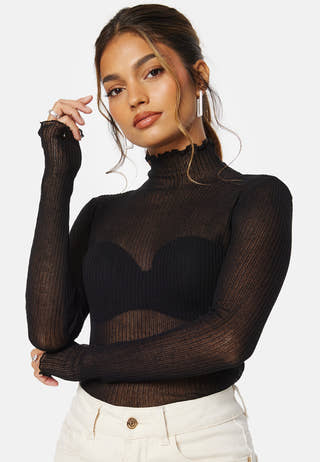 Baby L/S Mock Neck Top