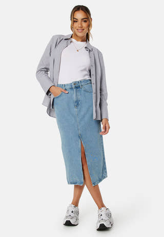 Onlbianca Midi Skirt Denim