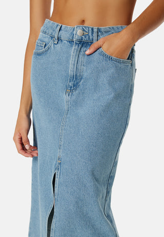 Onlbianca Midi Skjørt Denim