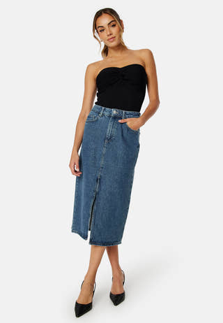 Onlbianca Midi Skirt Denim