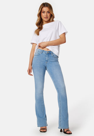 Onlblush Life Mid Flared Denim