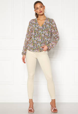 Blush Mid Ank Raw Jeans