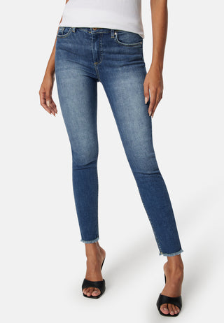 Onlblush Mid SK Ank RW Denim Jeans